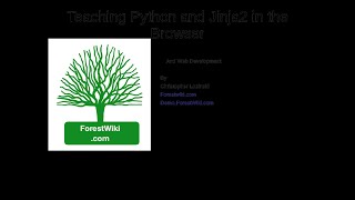 Teaching Python and Jinja2 in the Browser. Version 2.