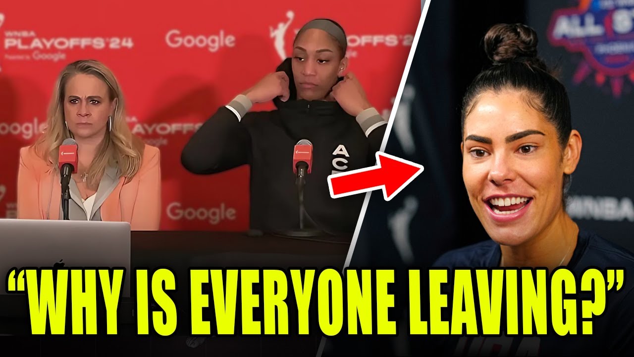 A’Ja Wilson FURIOUS As Las Vegas Aces IMPLODE! Kelsey Plum On Her Way Out!  Protect Caitlin Clark!
