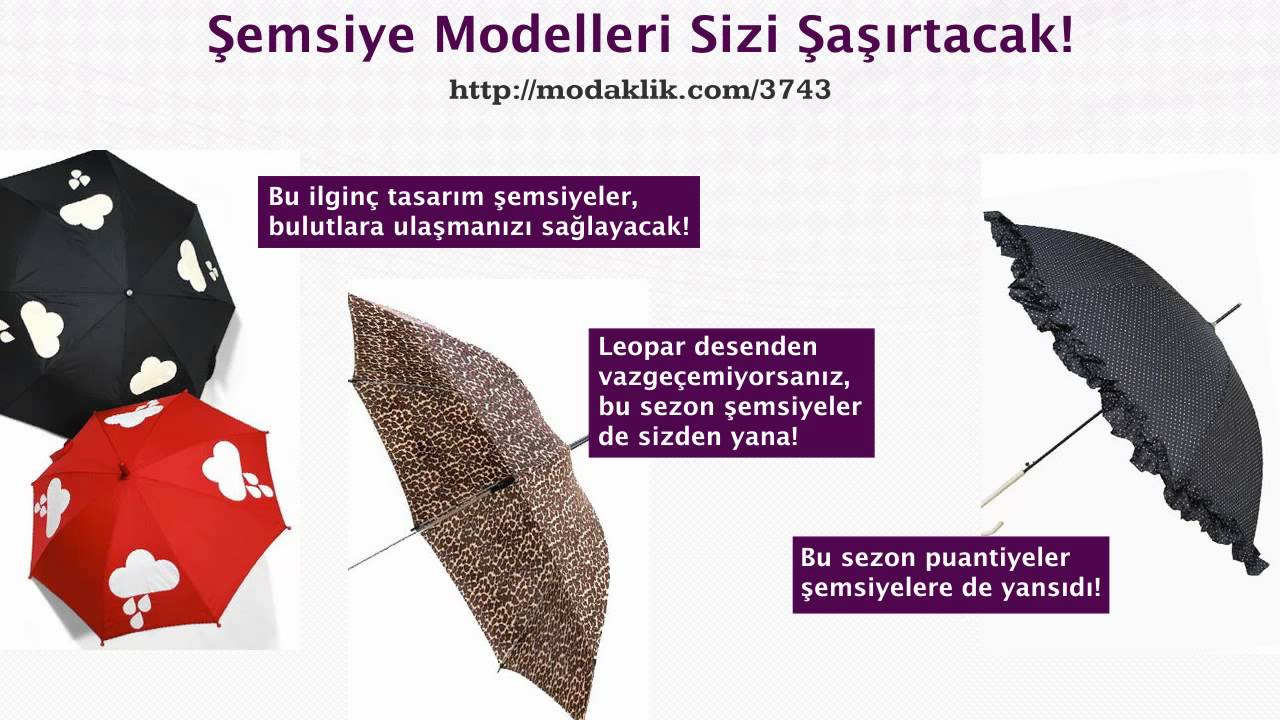 Şemsiye Modelleri Sizi Şaşırtacak!