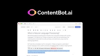 ContentBot.ai Lifetime Deal $59 - AI Content Automation and Workflows At Its Best