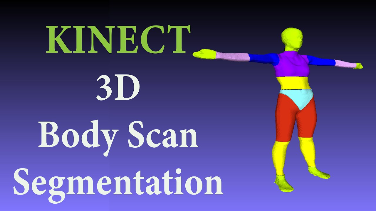 3D body scanning and body segmentation with single Kinect V2 camera