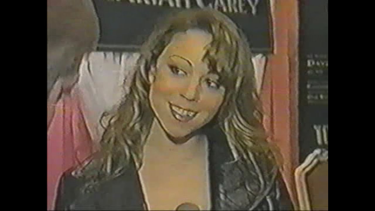 Mariah Carey — Daydream Signing Session in London / News Report (1995)