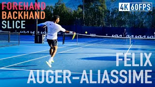 Felix Auger-Aliassime Intense Practice [4K 60fps]