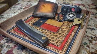 How to Make a Leather Valet Tray