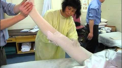 KAFO plaster casting