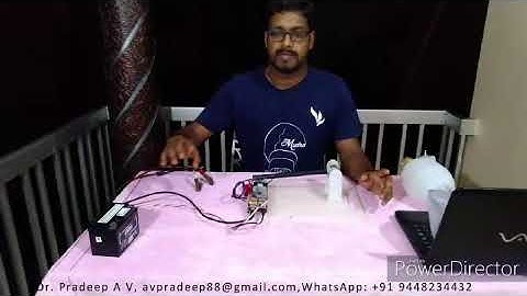How to make ventilator - artificial automated breathing unit- Dr. Pradeep A V