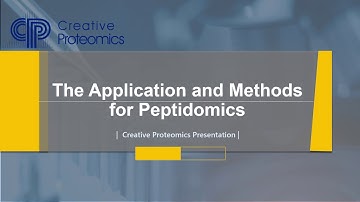 The Application and Methods for Peptidomics