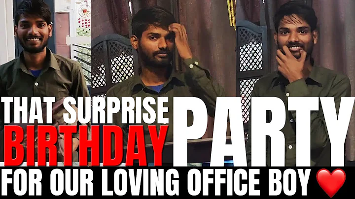A surprise birthday party for our loving office bo...