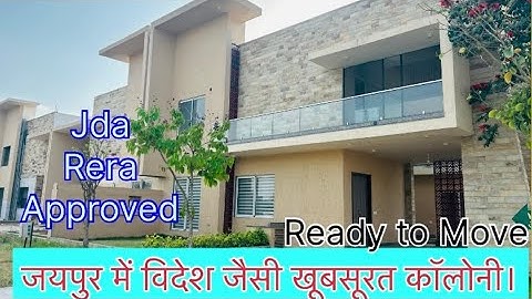 जयपुर की सबसे खुबसूरत Luxurious कॉलोनी विदेसौ जैसी || (152 gaj 373 gaj Villas) #viral #video #galaxy