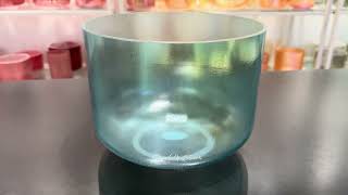 10" C0 Aqua Aura Gold 159087 Crystal Tones® Alchemy Crystal Singing Bowl