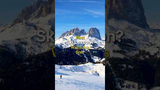 Nobody tells beginners THIS about their first ski lesson 🎿