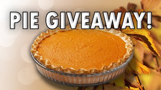 Thanksgiving Pie Giveaway 2021