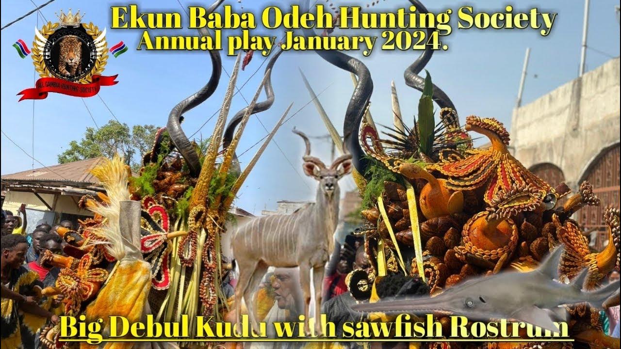 Ekun baba odeh hunting society, the Gambia annual play big debul 2024