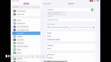 HOW TO ENABLE OR DISABLE VOICEOVER IN IPADOS 14.6