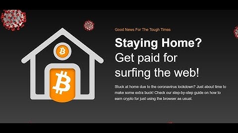 Browser with built in BTC miner  How to mine BTC while browsing the  on the Internet