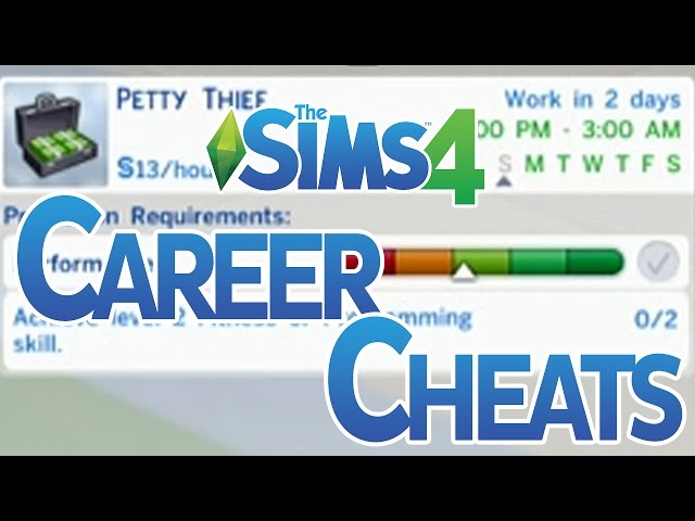 The Sims 4: Career Cheats