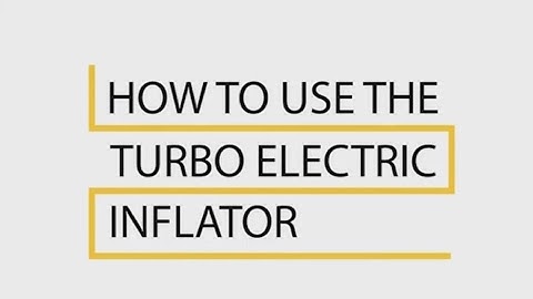 How to Use the Turbo Electric Inflator | Shippers Products