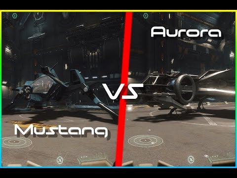 Star citizen | Aurora vs Mustang. Short review. What to choose? - YouTube