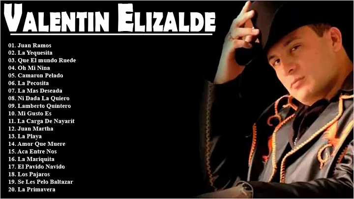 Valentin Elizalde Puros Corridos || Las 20 Mejores...