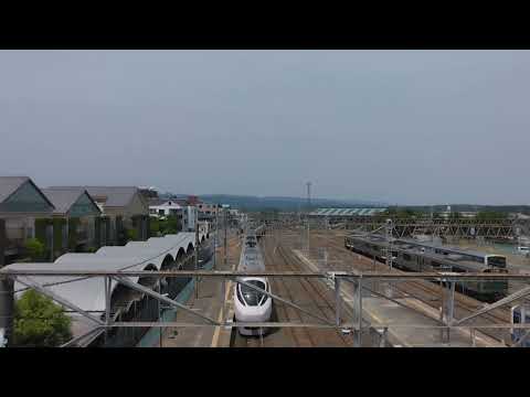 ひたち号　原ノ町駅発車シーン