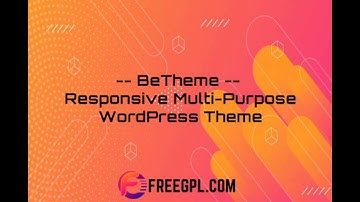 BeTheme Responsive Multi Purpose WordPress Theme 21.5.1 | Free Download