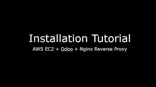 Odoo Installation on ec2 with Ngnix Reverse Proxy for DNS