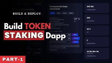 Building and Deploying Your First Token Staking DApp on Polygon | Token Stacking Dapp (Defi)