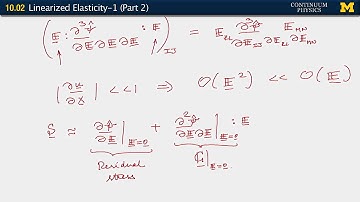 10.02. Linearized elasticity I