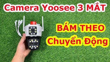 Camera Yoosee 3 MẮT NGOÀI TRỜI - Camera An Ninh 3 MẮT Xoay 360 Độ BÁM THEO CHUYỂN ĐỘNG Khi Có Người