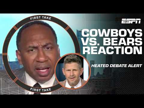 Stephen A. & Dan GO AT IT 🗣️ Caleb Williams vs. Cowboys defense debate TURNS HEATED 👀🔥 | First Take
