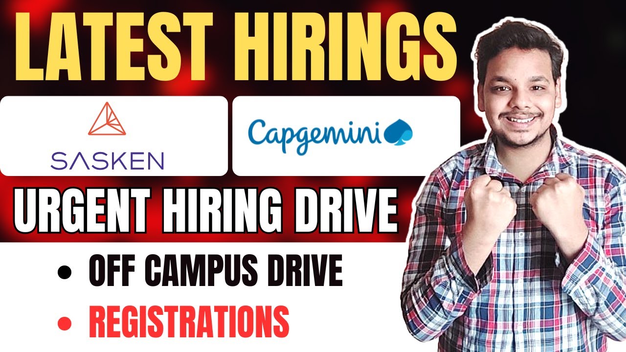 Capgemini ASE & Freshers Hiring | Sasken Mass Drive | Off Campus Hiring ...