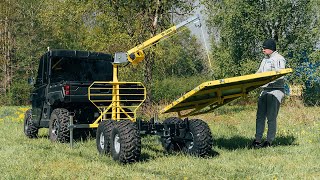 IB 1200 TIMBER TRAILER WITH OPTIONAL FLATBED