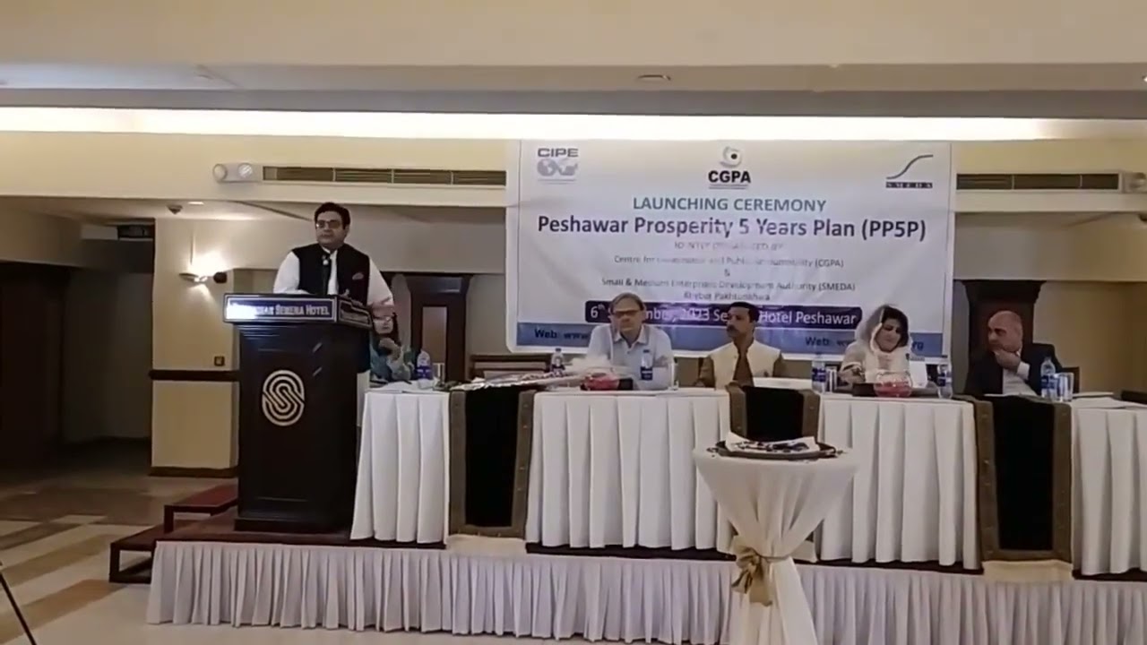 Launching Ceremony : Peshawar Prosperity 5 years Plan (PP5P)