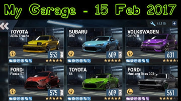 Need for Speed: No Limits | My Garage | 15 February 2017