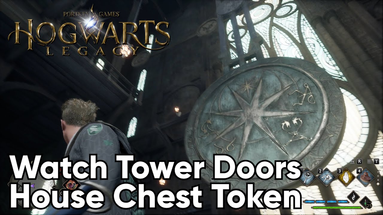 Part 33 Watch Tower Door Secret. House Token Hogwarts Legacy Slytherin