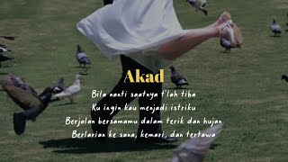 payung teduh - akad // speed up + lyrics