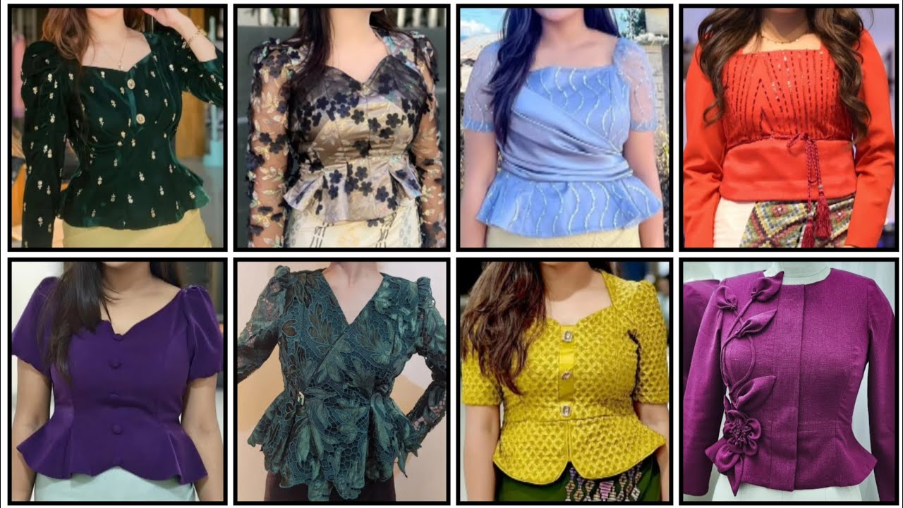 Beautiful Mizo Sunday Tops for Girls | New Fashion Ideas