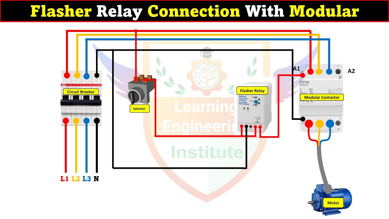 Flasher Relay Connection With Modular @LearningEngineering - YouTube