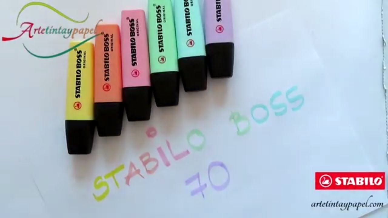 Estos subrayadores Stabilo en seis colores pastel tienen más de