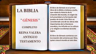 ORIGINAL: LA BIBLIA PRIMER LIBRO DE MOISÉS ' GÉNESIS ' COMPLETO REINA VALERA ANTIGUO TESTAMENTO