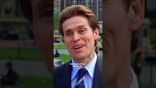 What's the secret of Willem Dafoe's teeth in Spider Man?