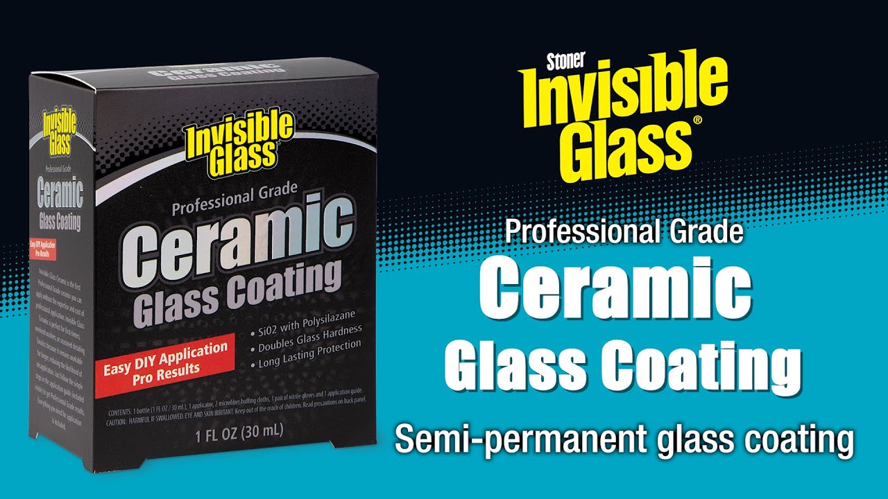 INVISIBLE GLASS Ceramic Glass Coating Kit, 1 oz.