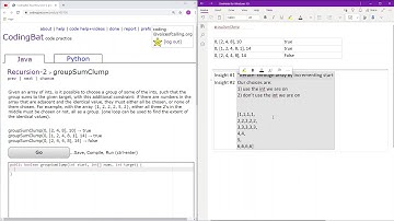 Recursion - 2 (groupSumClump) Java Solution || Codingbat.com