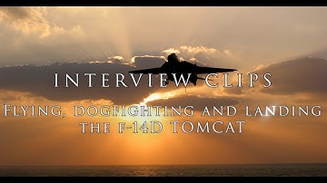 Flying, Dogfighting and Carrier Landings in the F-14D TOMCAT | Interview Clips