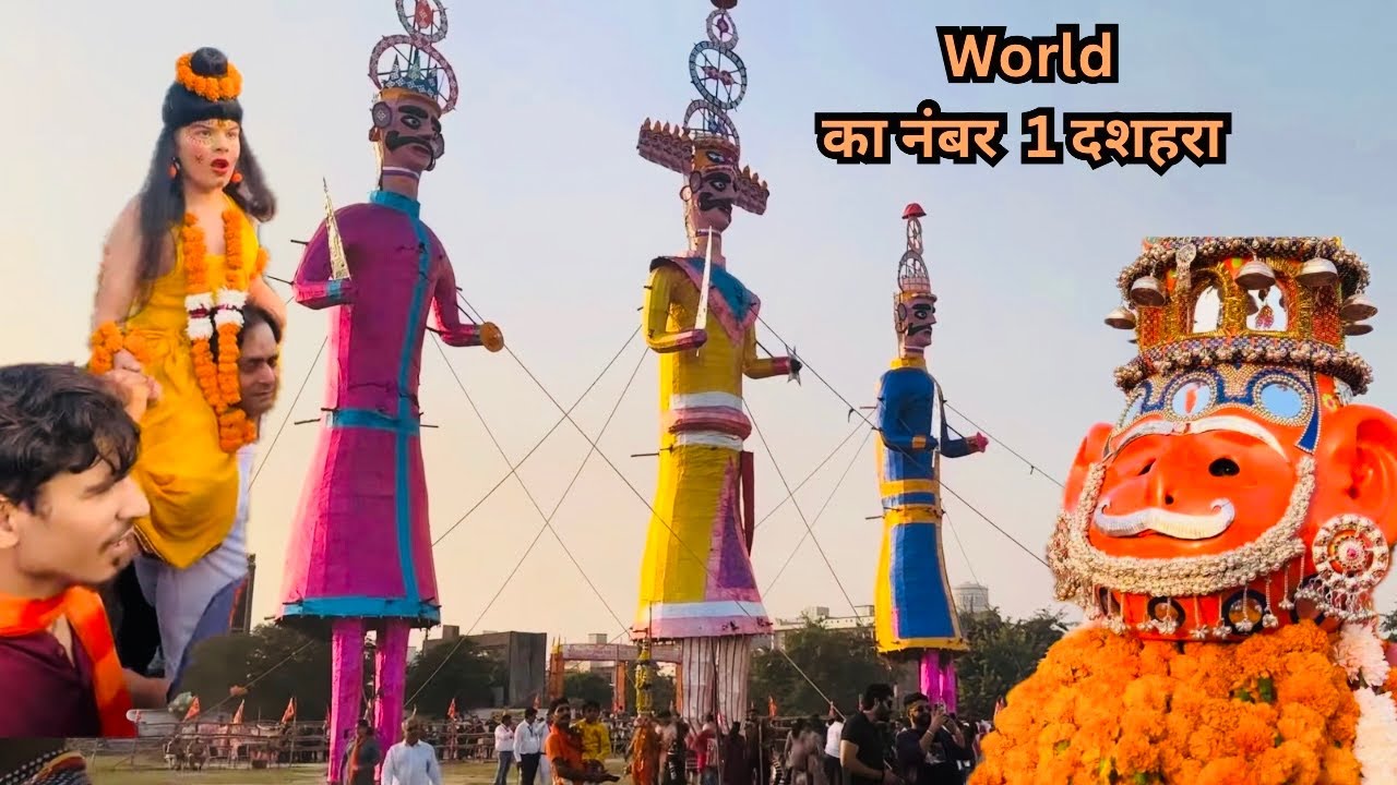 Most unique Dussehra of india | Ravan Dahan |  Dusshera Panipat