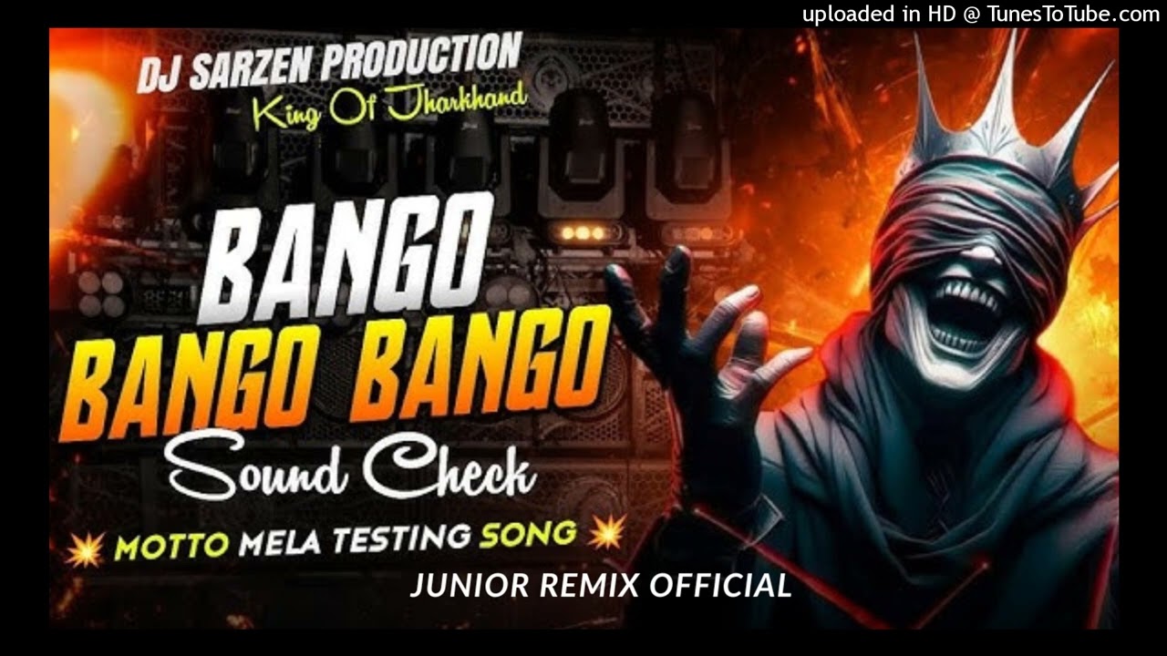 BANGO BANGO BANGO X DJ SARZEN👑 PRODUCTION 2026 💥 EDM TRANCE | DJ REMIX SONG  | JUNIOR REMIX OFFICIAL
