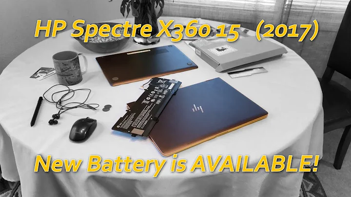 HP Spectre X360 15 (2017) New Replacement Battery AVAILABLE!