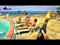GTA 5 - Fire Bottle vs NPC's Ragdolls | Euphoria Physics Ragdolls 2026