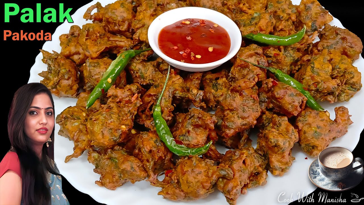 पालक की पकौड़ी बनाने का सही तरीका | Palak ke Pakode Recipe | pakoda palak | indian snacks recipes