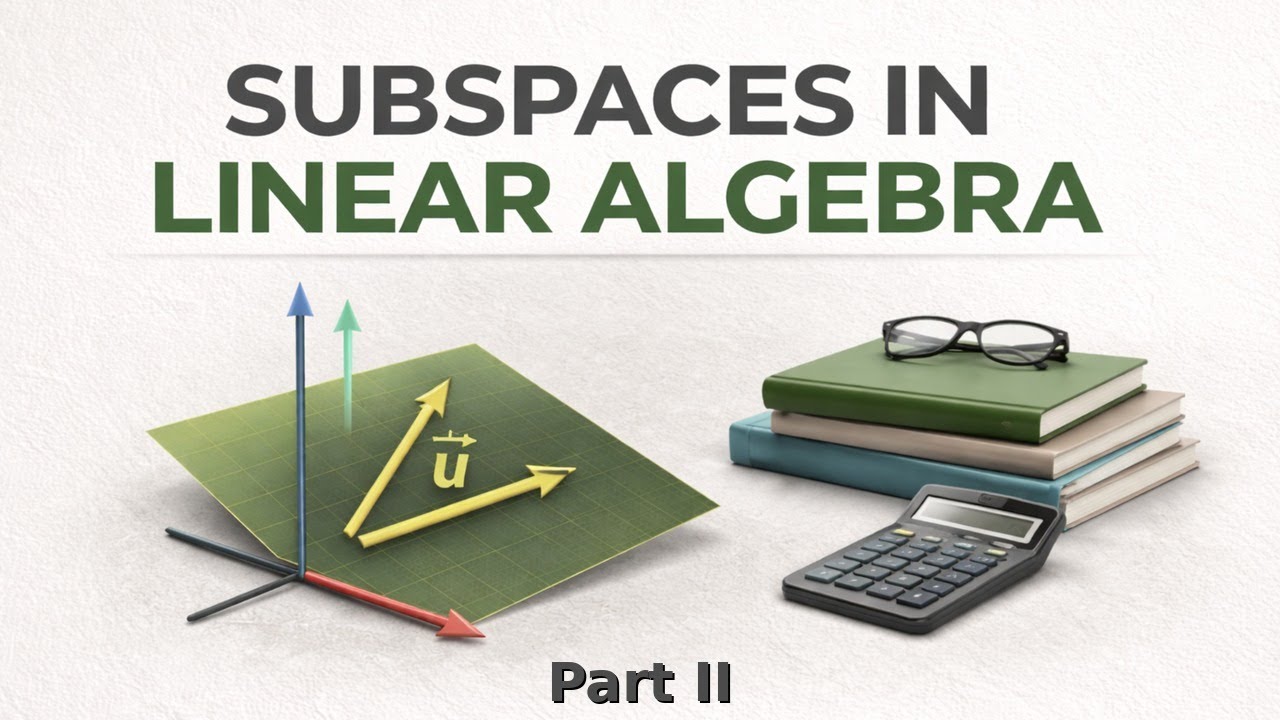 Linear Algebra - Subspaces - Examples II - YouTube
